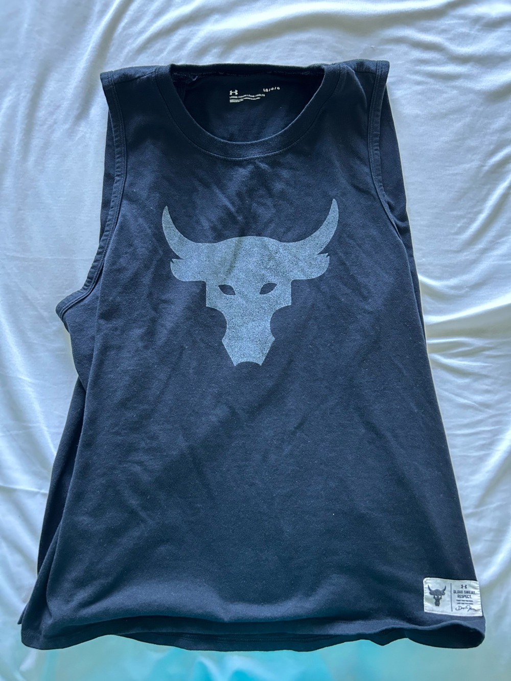 Under Armour Black Crewneck Tee with Subtle White Logo